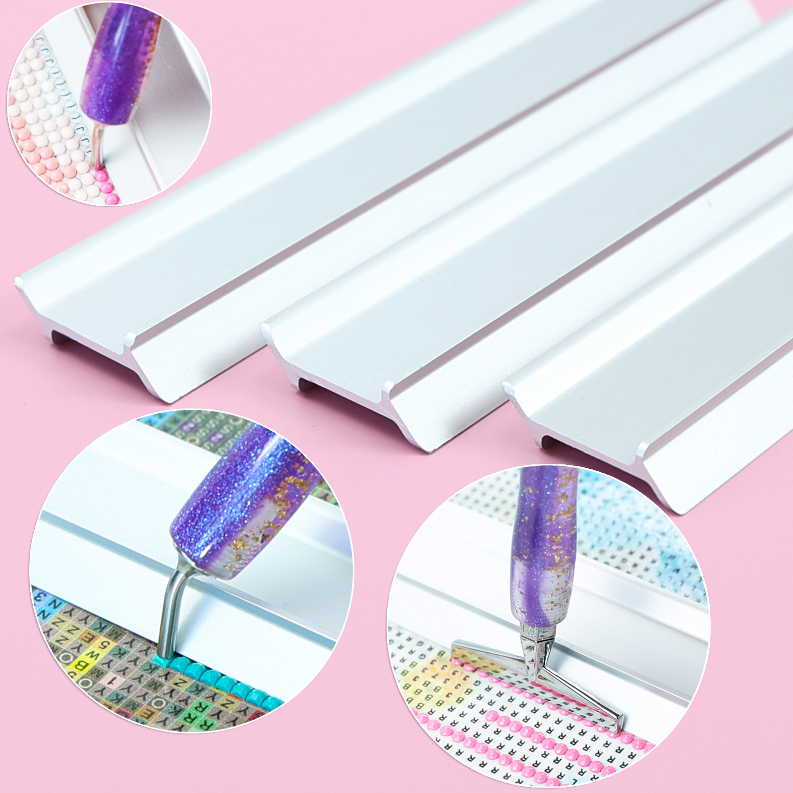 Photography Rules - Diamond Painting Alignment Ruler, Double-sided 10/15/20CM