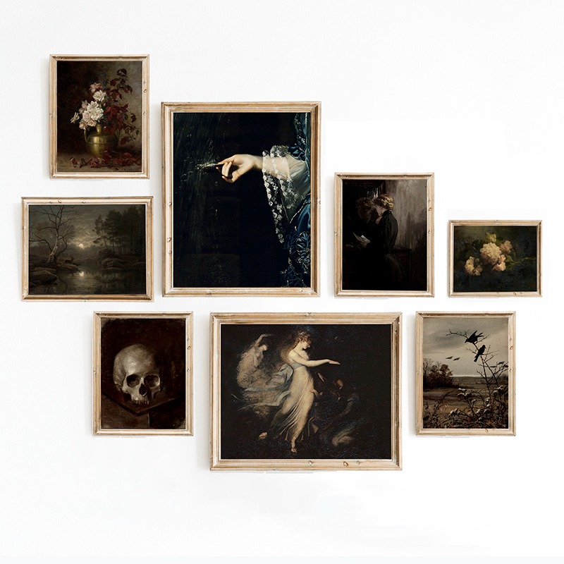 Photography Night - Dark Academia Vintage Moody Victorian Posters