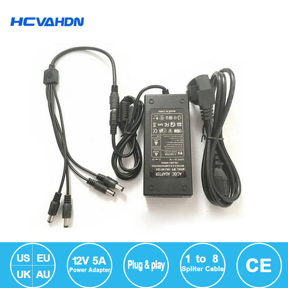 Photography Uk - DC 12V 5A 4 Port CCTV