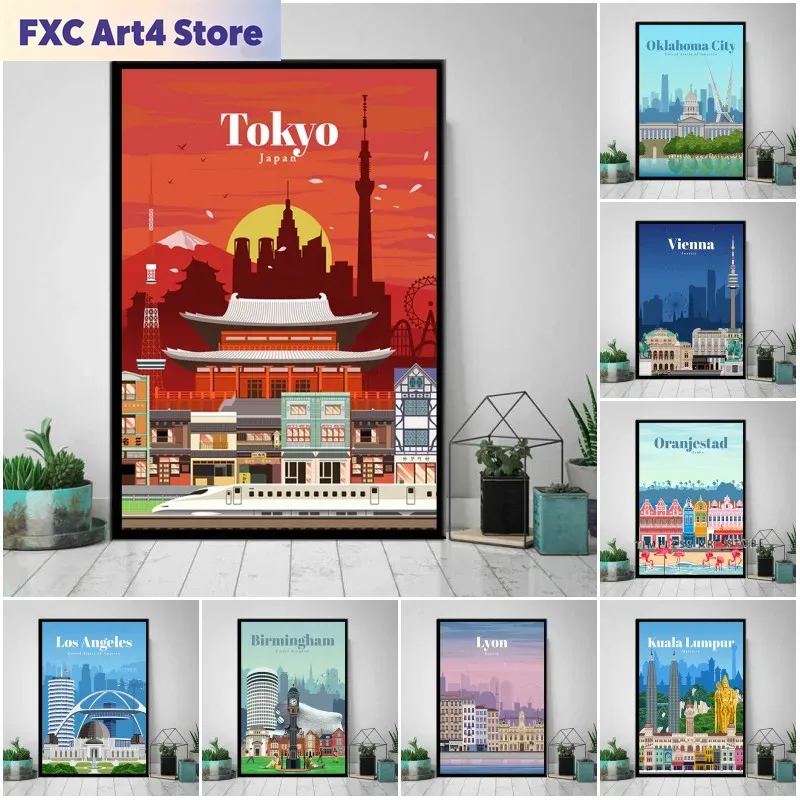Photography Mapped - Frameless Tokyo Ottawa Prague Sydney City
