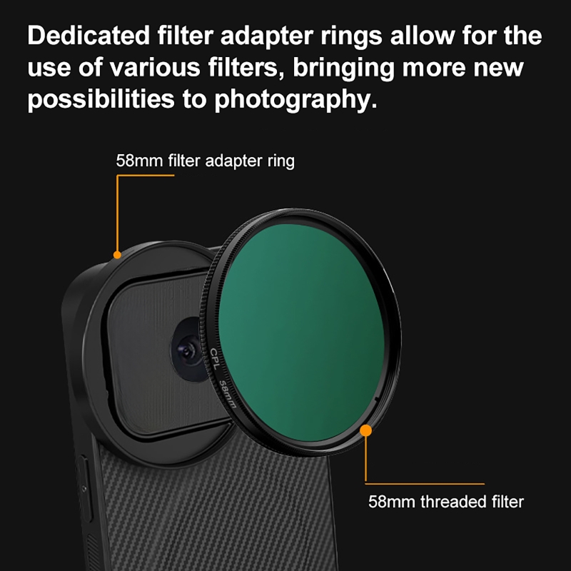 4 in 1 Lens 58mm Mobile Phone  - Photography With Mobile review and price