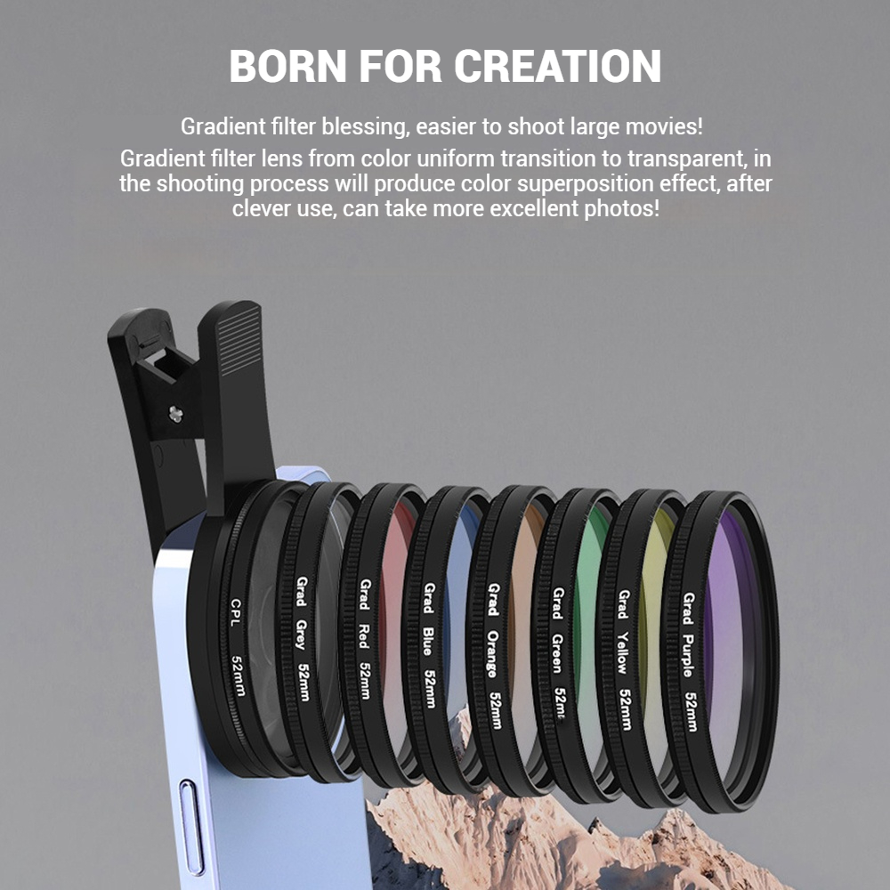 52MM Mobile Phone Lens Univers - Photography With Mobile review and price