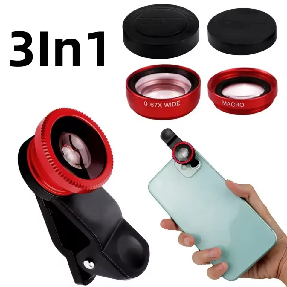 3In1 Mobile Phone Fish Eye Len - Photography With Mobile review and price