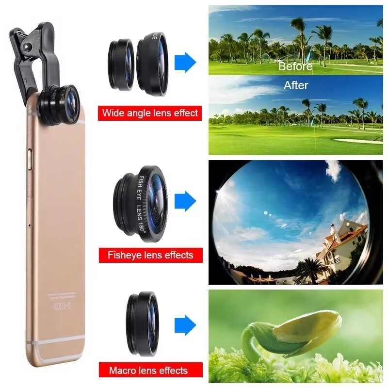 3In1 Mobile Phone Fish Eye Len - Photography With Mobile review and price