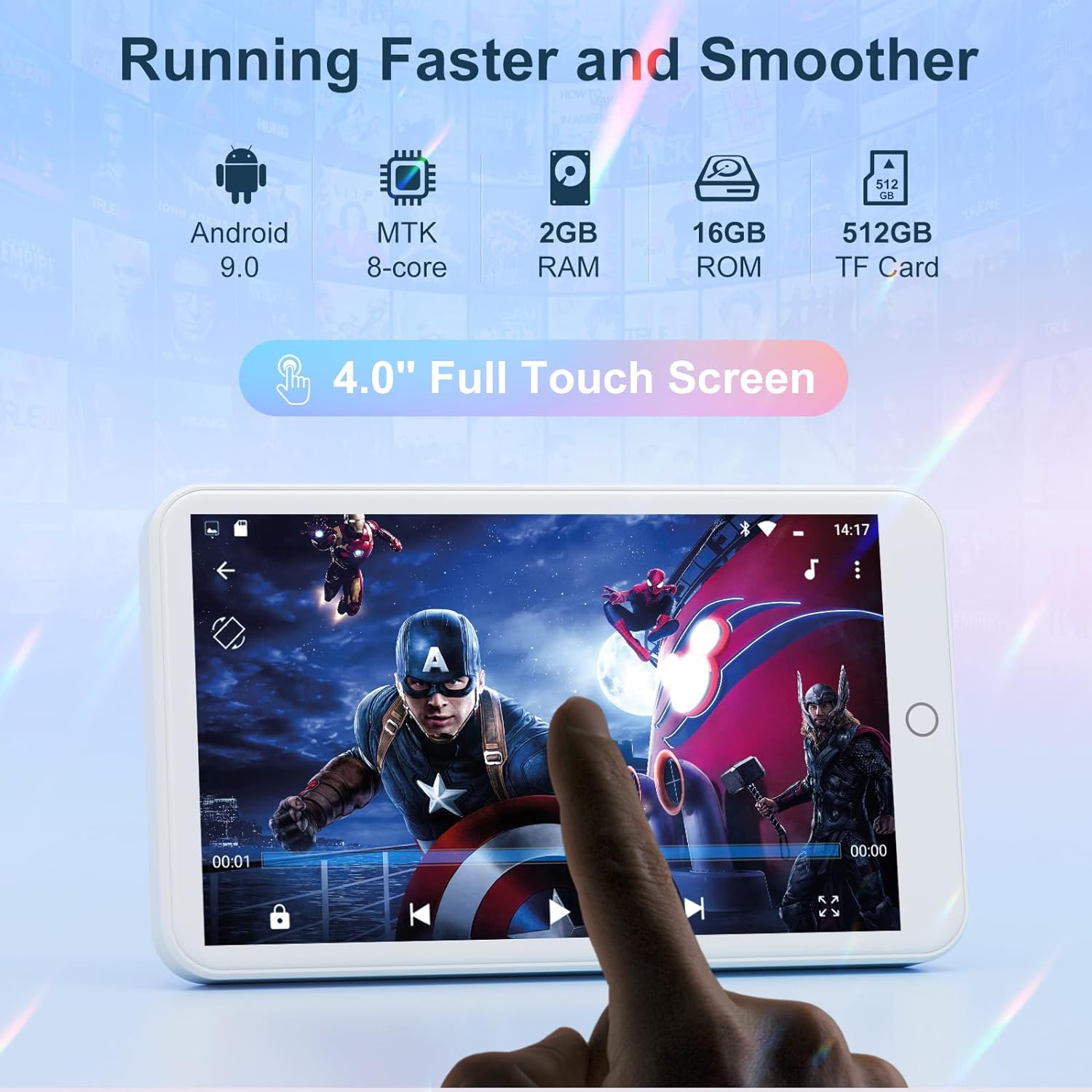 MECHEN 16GB Android 9.0  MP3 P - Photography History review and price