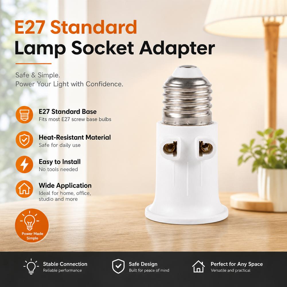 E27 to EU Plug Adapter Light S - Photography Treatment review and price