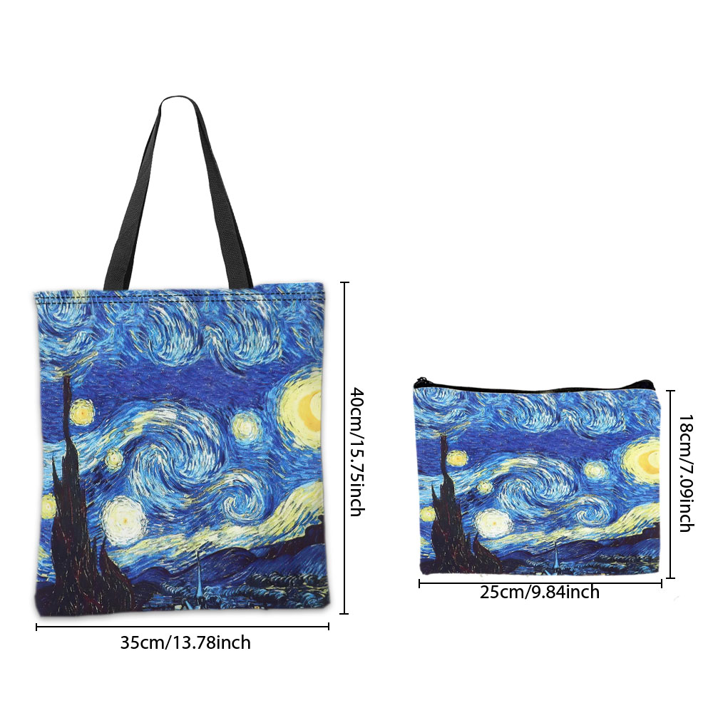 Van Gogh Series Tote Bag Cosme - Photography Art review and price