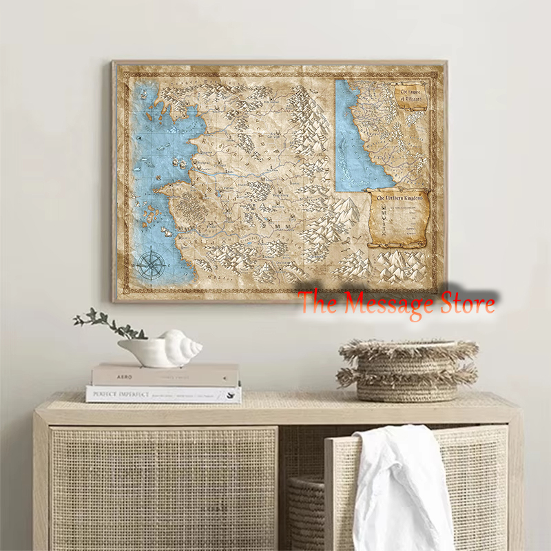 Witcher World Map Continent Lo - Photography Mapped review and price