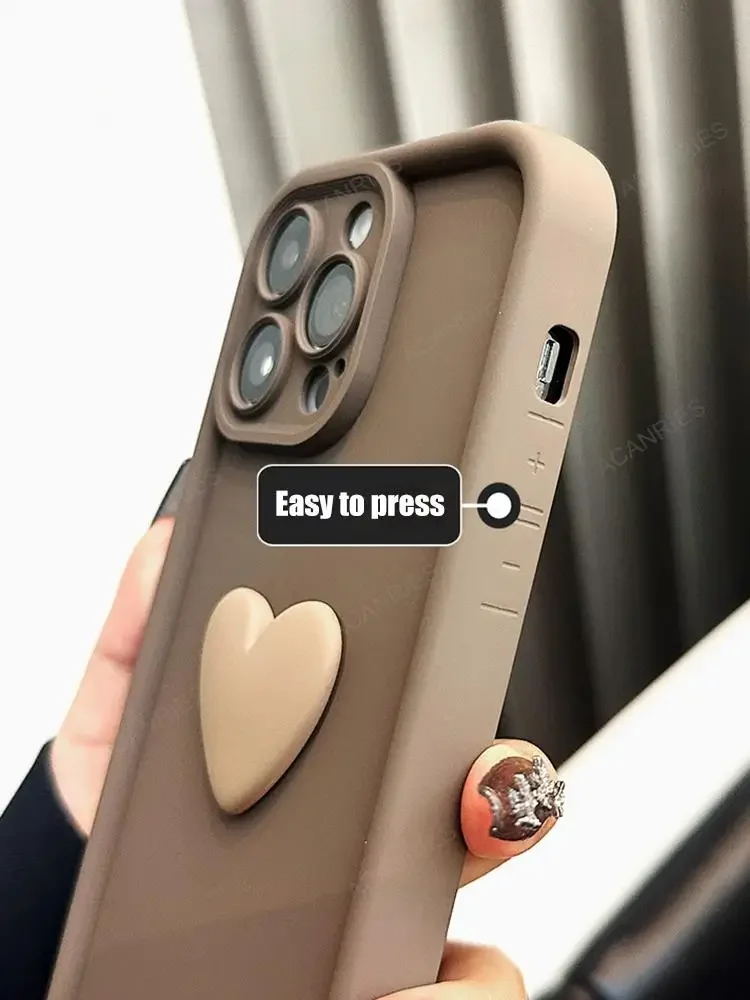 Cute 3D Love Heart Silicone Ca - Photography Xiaomi 15 review and price