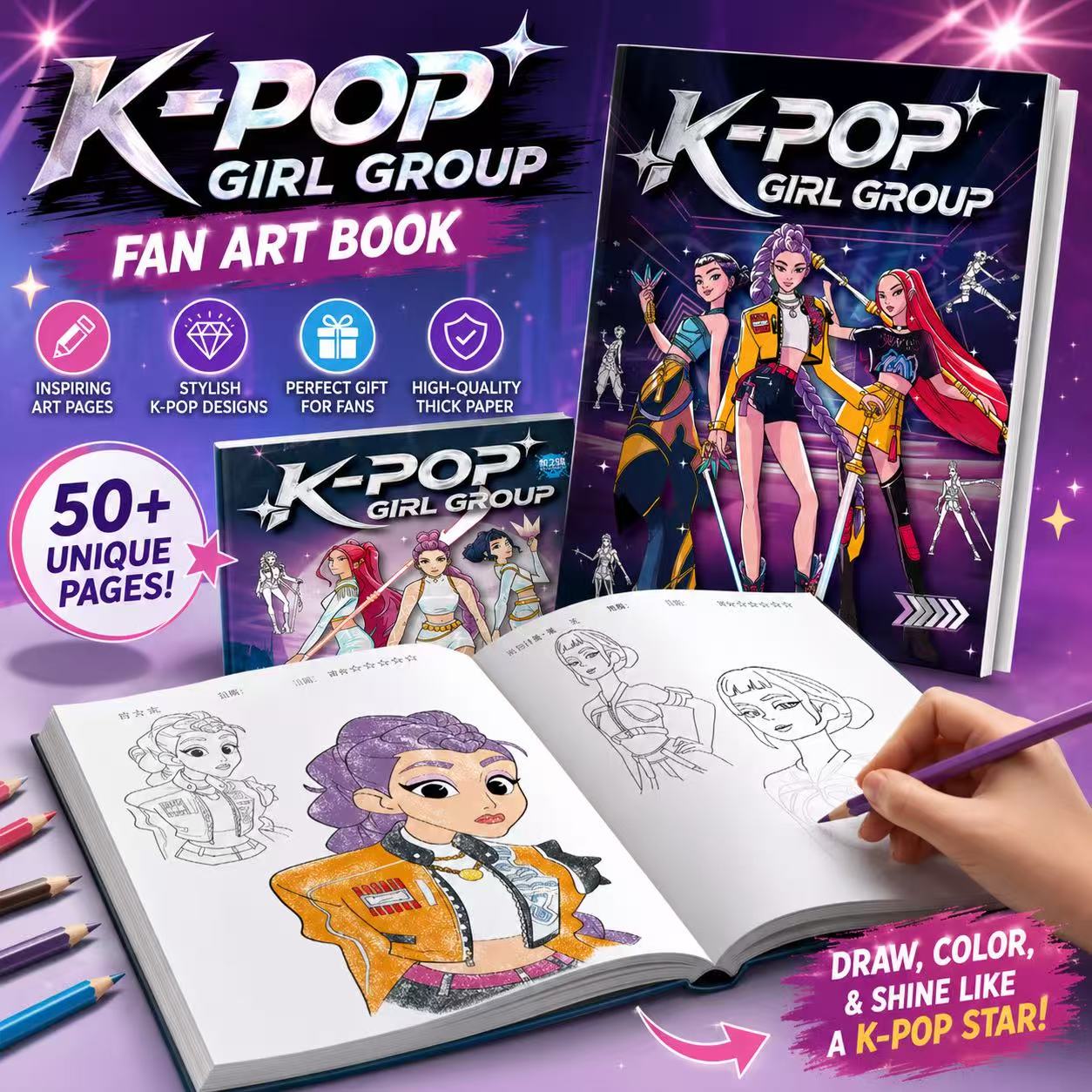Coloring Books Anime Cartoon L - Photography Art review and price