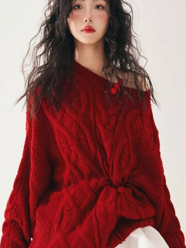 Red Sweater Girl Studio Art Ph - Photography Online review and price