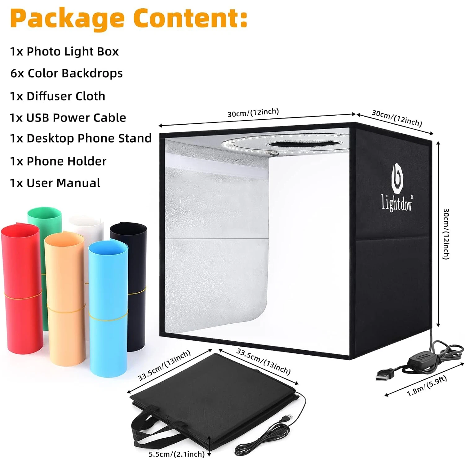 Lightdow Photo Studio Light Bo - Photography Treatment review and price
