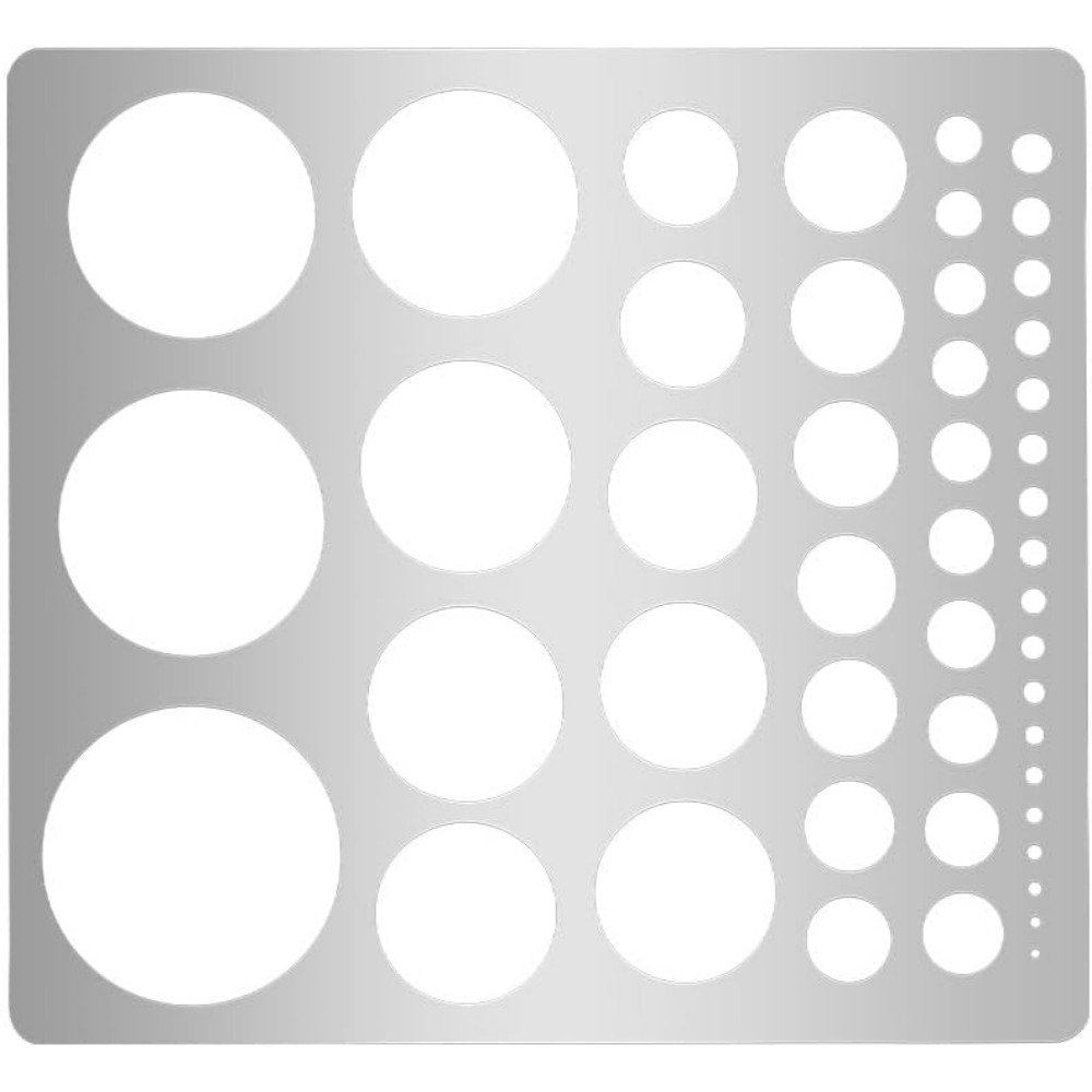 1Pcs Metal Circle Stencil Temp - Photography Rules review and price