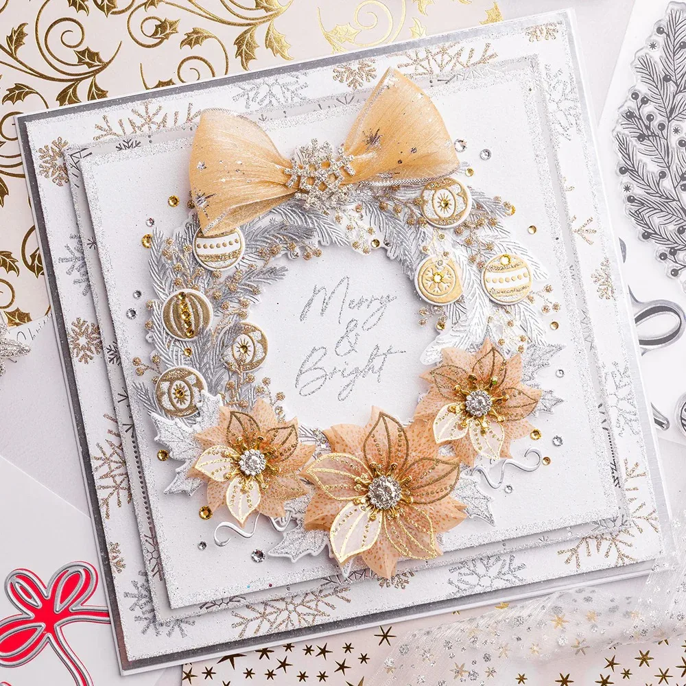 Gilded Floral Merry Christmas  - Photography Triangle review and price