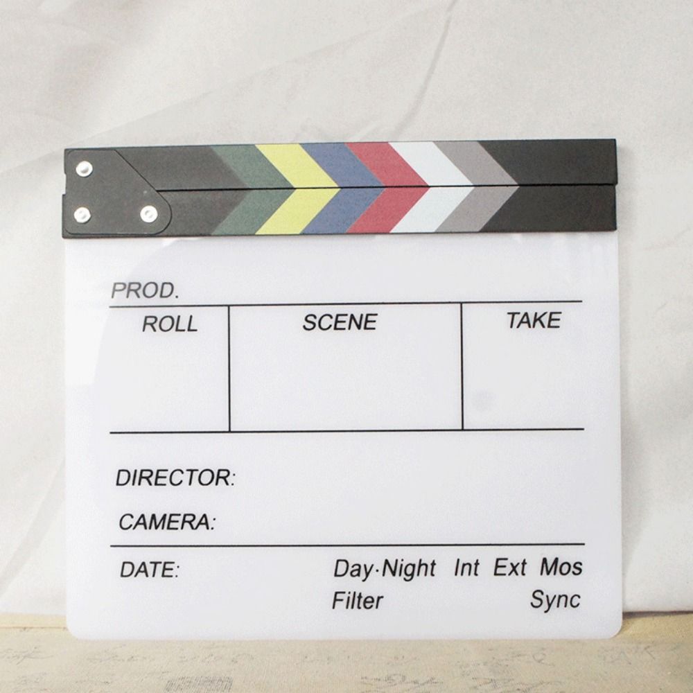 Acrylic Regisseur Scene Clappe - Photography Night review and price