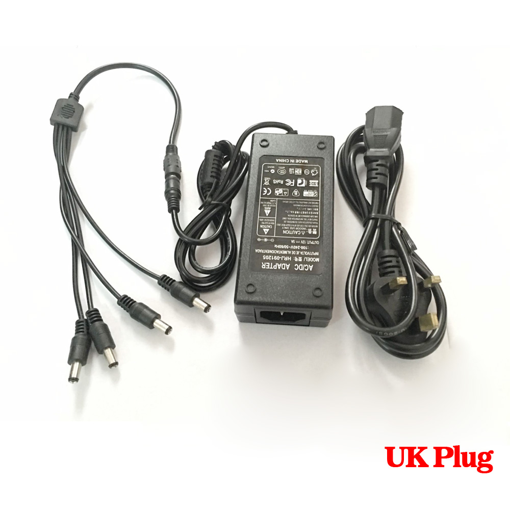 DC 12V 5A 4 Port CCTV Camera A - Photography Uk review and price