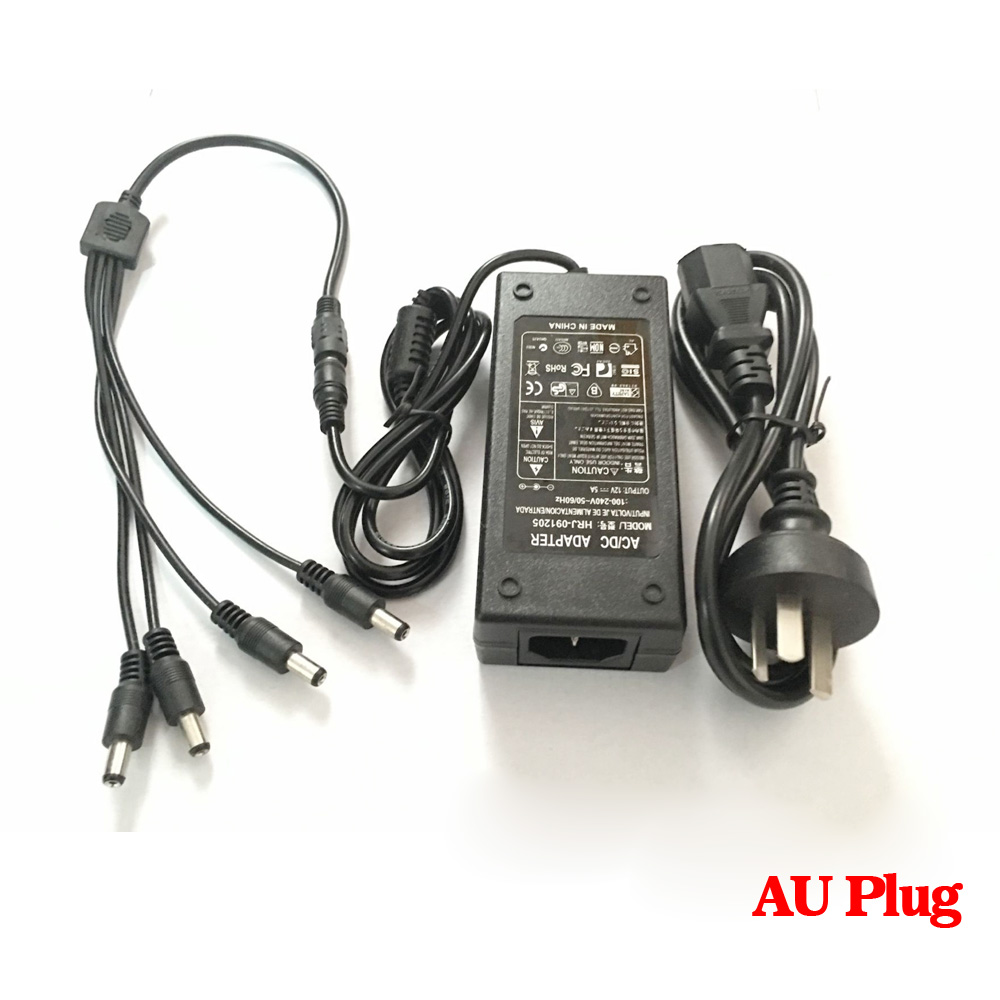 DC 12V 5A 4 Port CCTV Camera A - Photography Uk review and price