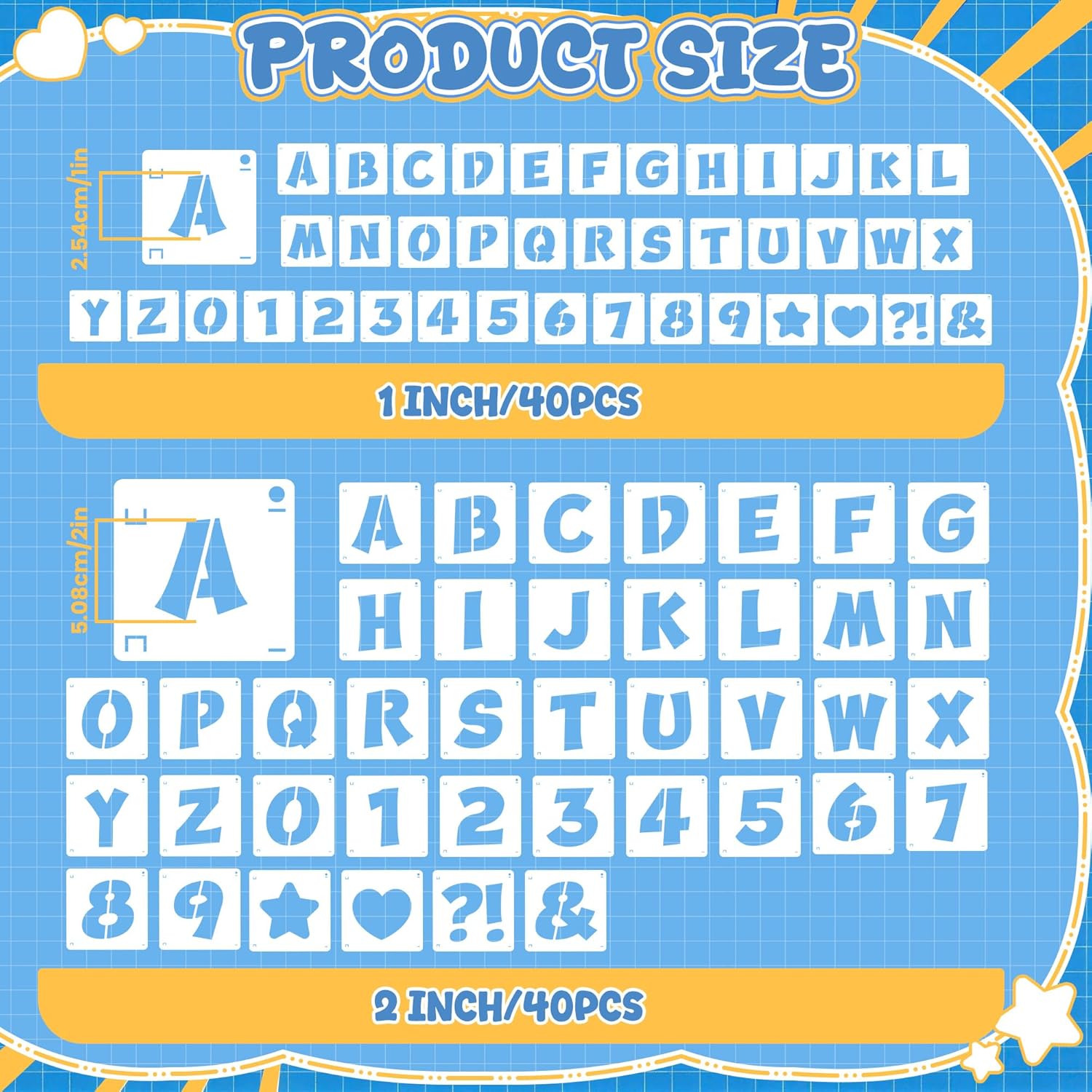 80Pcs Reusable Alphabet Number - Photography Font review and price