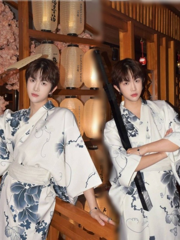 Traditional Men's Kimono Set F - Photography Online review and price