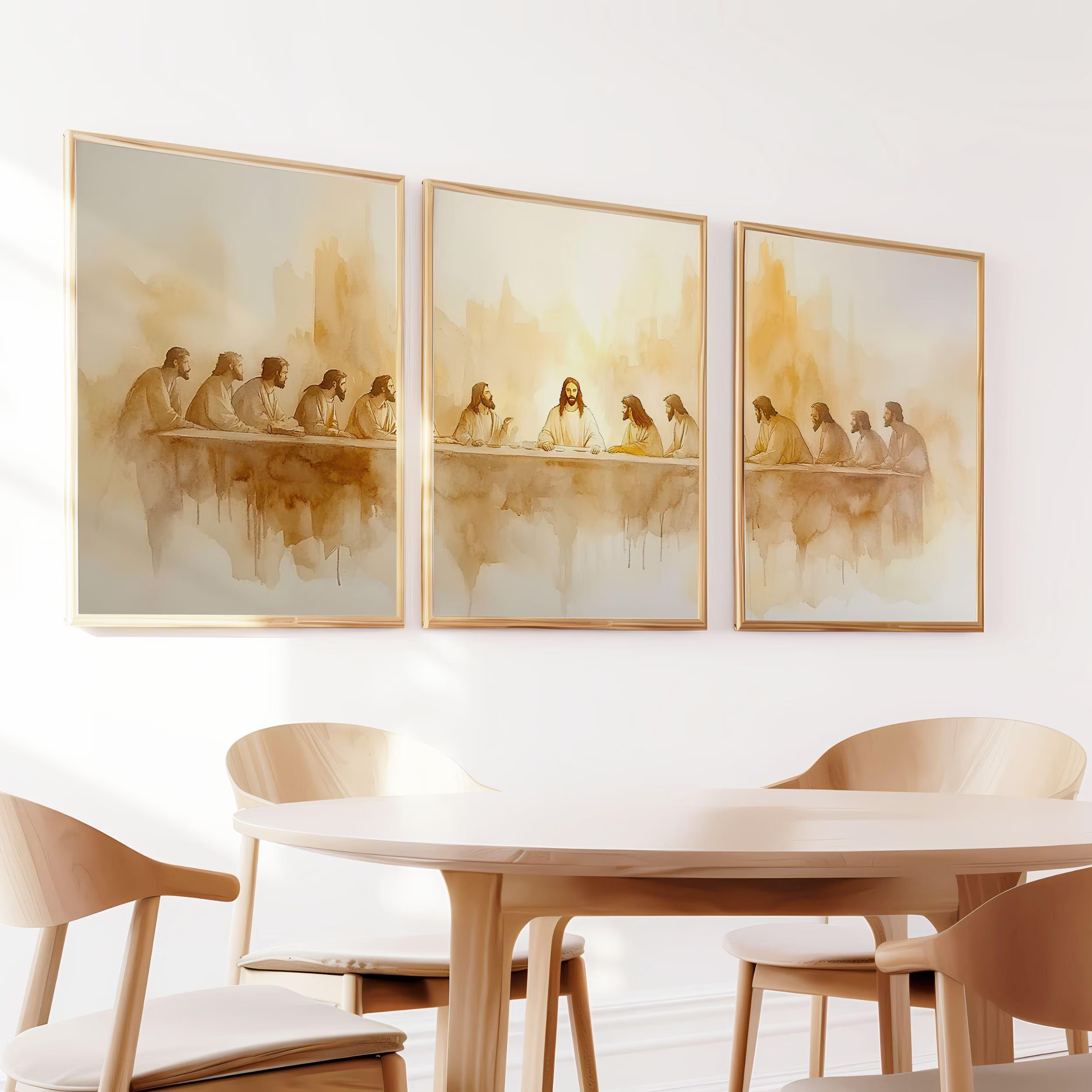 3pcs/set The Last Supper Wall  - Photography Kit review and price