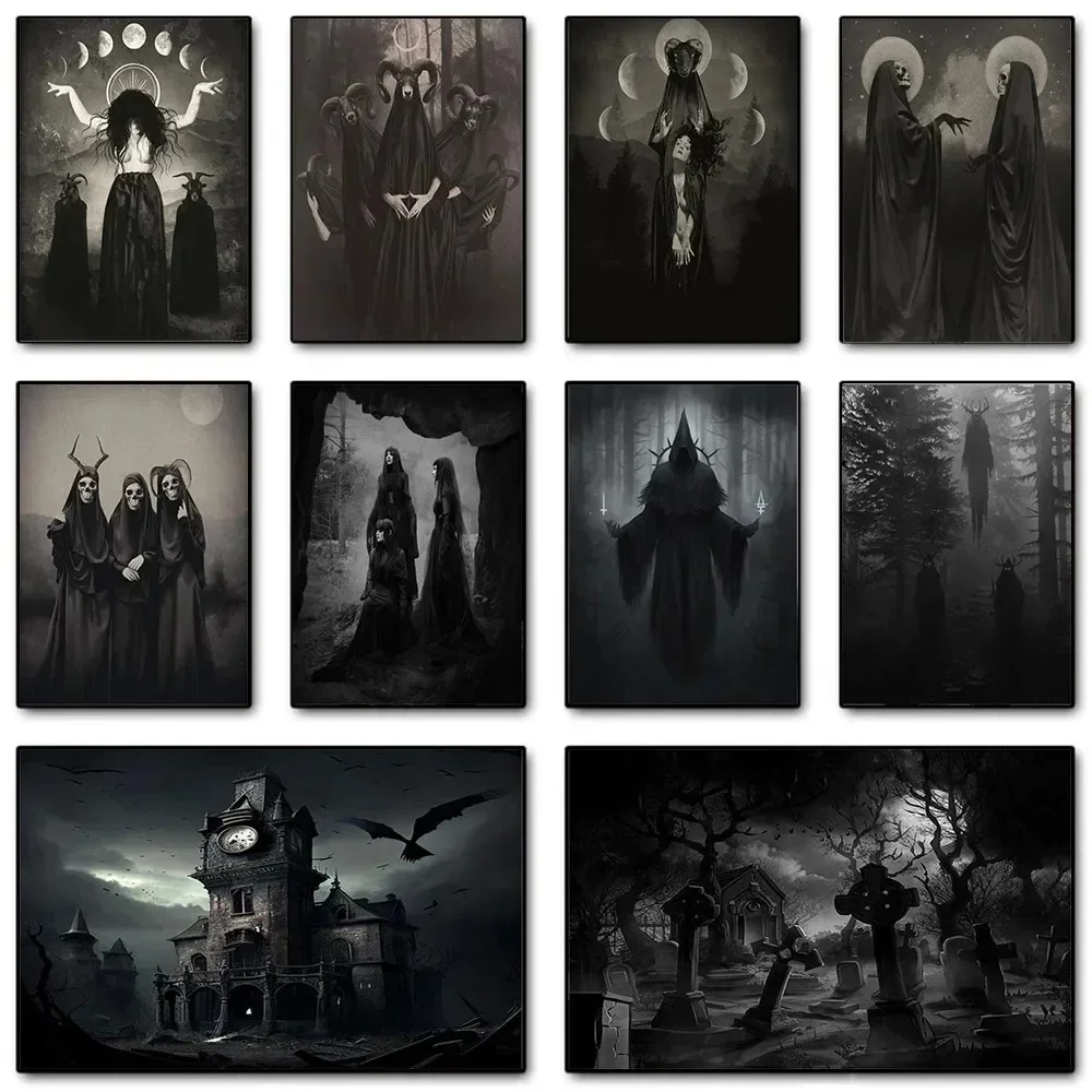 Dark Academia Art Black Death  - Photography Night review and price