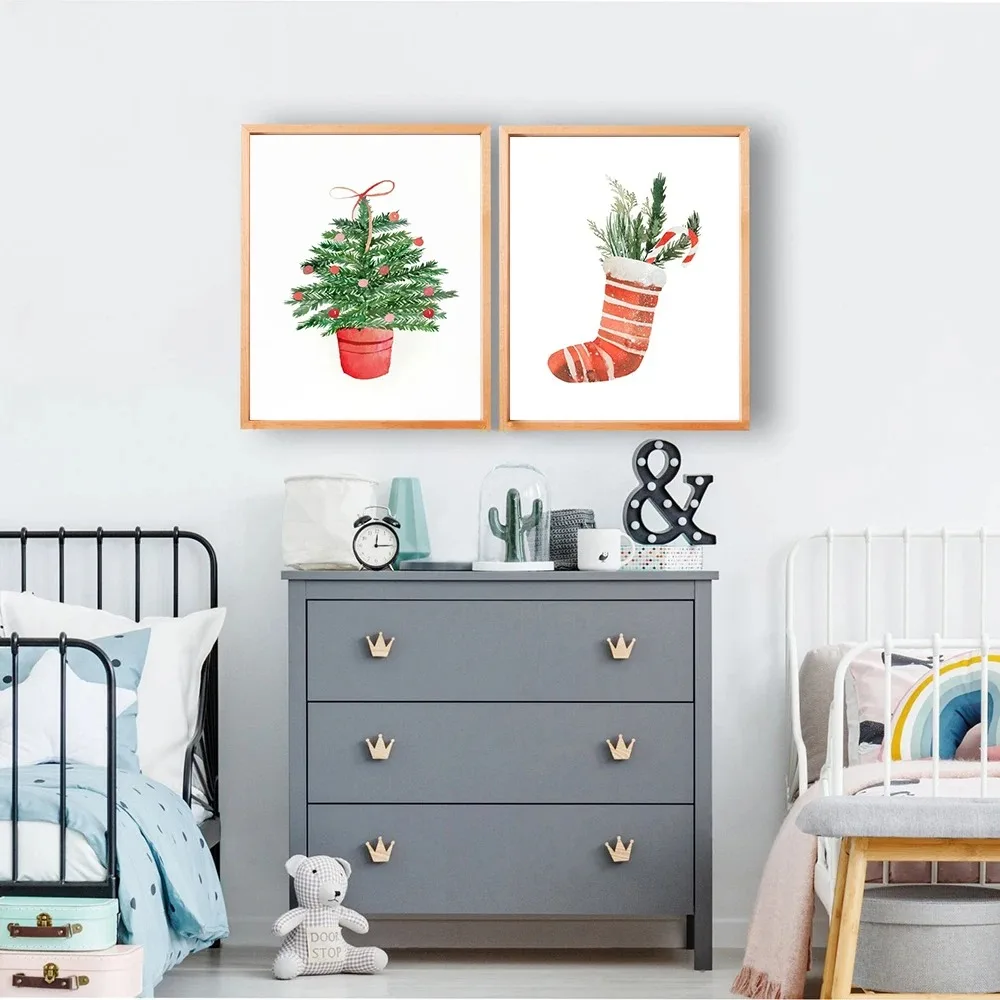 Cartoon Christmas Holiday Tree - Photography Art review and price