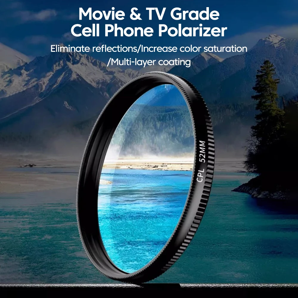 New 52mm CPL Mobile Phone Lens - Photography With Mobile review and price